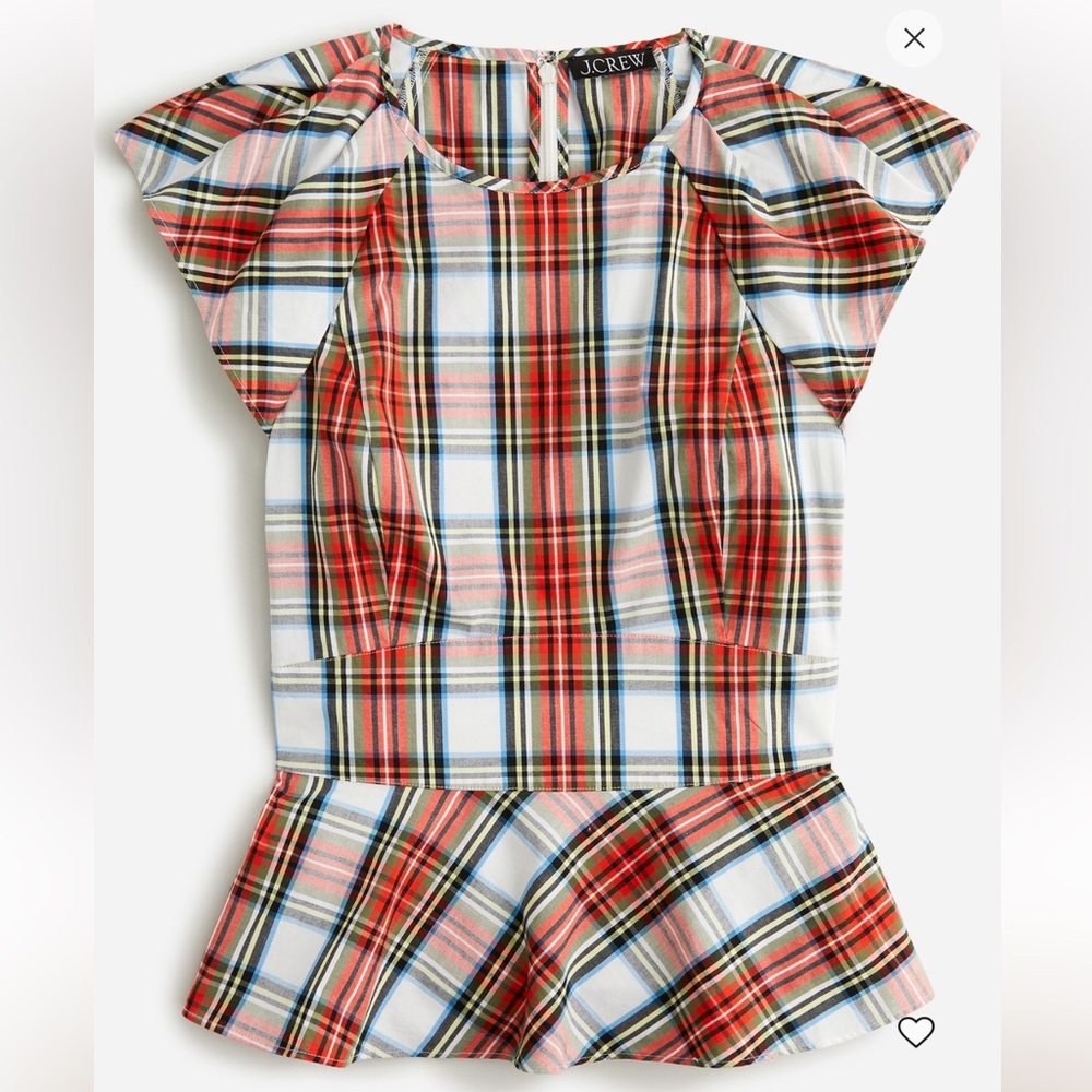 J. Crew Peplum Blouse